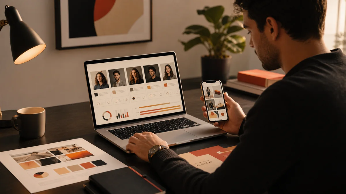 App marketer building an influencer marketing strategy from a creator shortlist and campaign brief